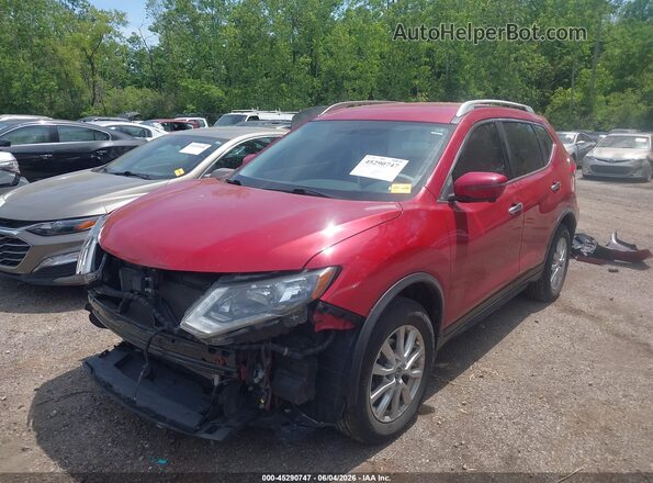 JN8AT2MVXHW281122 2017 NISSAN ROGUE Red Front left
