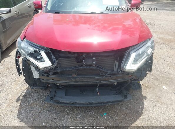 JN8AT2MVXHW281122 2017 NISSAN ROGUE Red Front view