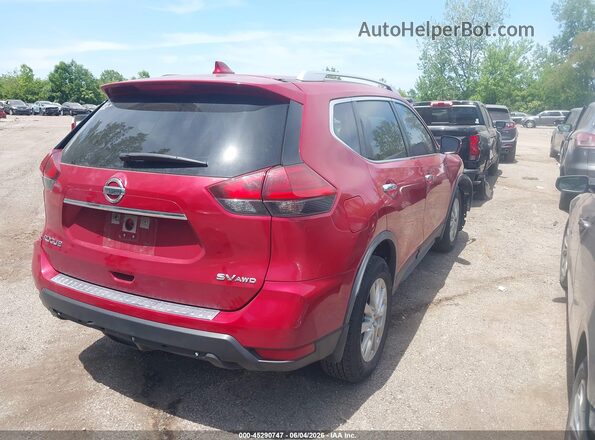 JN8AT2MVXHW281122 2017 NISSAN ROGUE Red Rear right