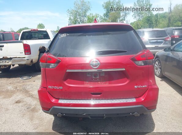 JN8AT2MVXHW281122 2017 NISSAN ROGUE Red 