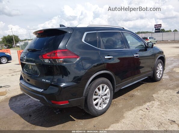 JN8AT2MVXJW305666 2018 NISSAN ROGUE Black Հետևի աջ