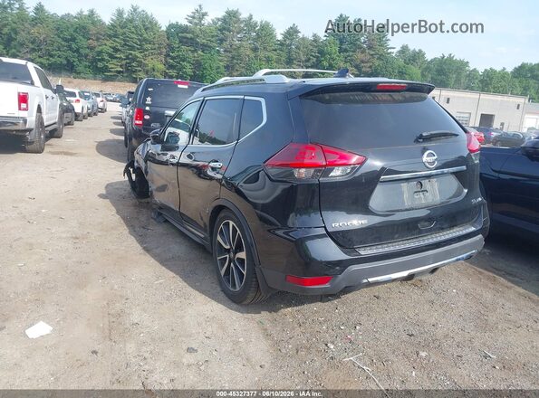 JN8AT2MVXJW349019 2018 NISSAN ROGUE Black Rear left