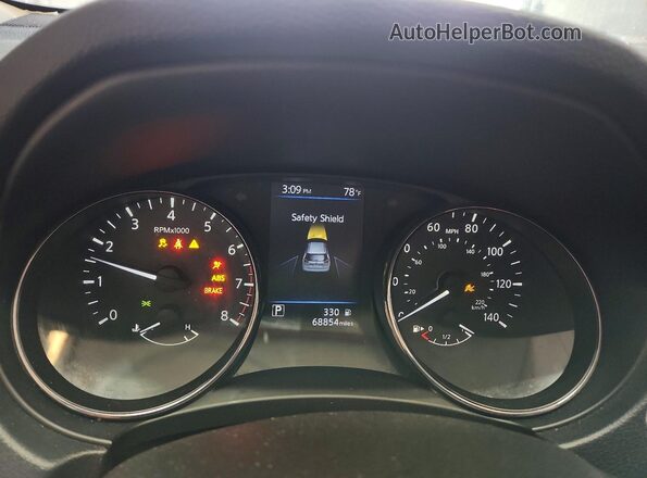 JN8AT2MVXJW349621 2018 NISSAN ROGUE White Vista del cuadro de instrumentos