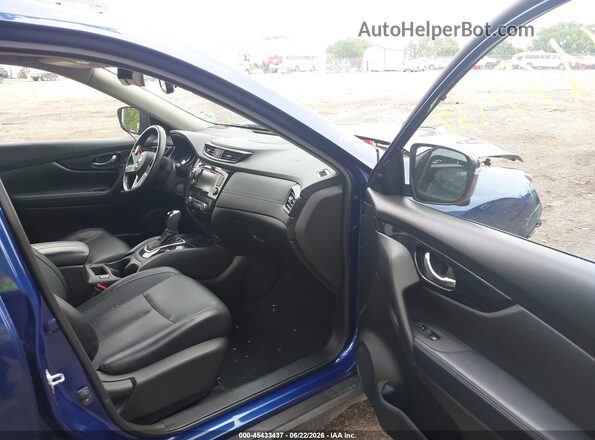 JN8AT2MVXJW354706 2018 NISSAN ROGUE Blue Սալոնի դիմացի տեսք