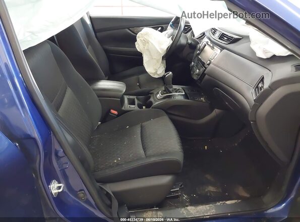JN8AT2MVXKW377744 2019 NISSAN ROGUE Blue წინა სალონის ხედი