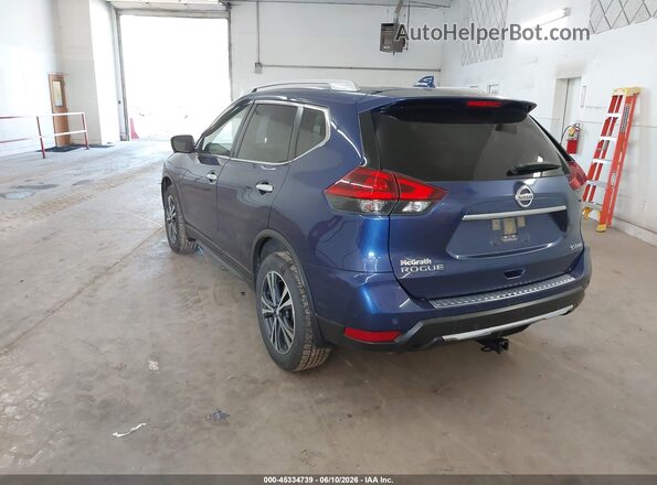 JN8AT2MVXKW377744 2019 NISSAN ROGUE Blue უკანა მარცხენა