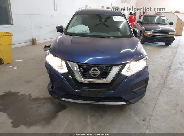 JN8AT2MVXKW377744 2019 NISSAN ROGUE Blue ხელსაწყოთა პანელის ხედი