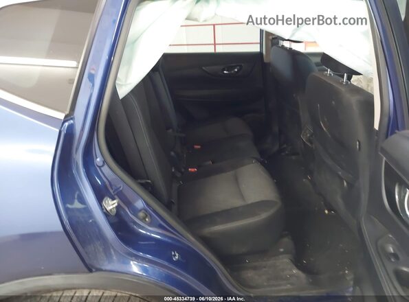 JN8AT2MVXKW377744 2019 NISSAN ROGUE Blue VIN კოდის სტიკერის ხედი