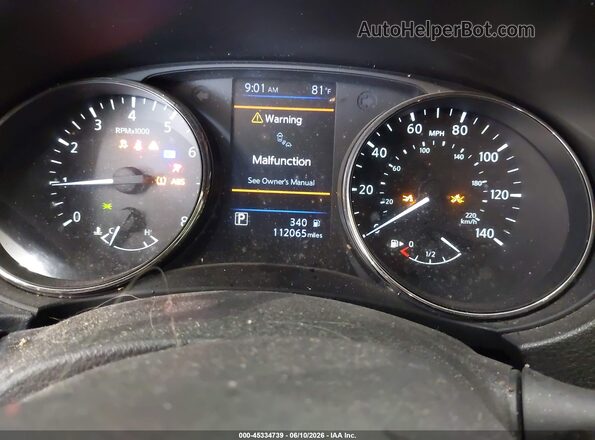JN8AT2MVXKW377744 2019 NISSAN ROGUE Blue უკანა სავარძლების ხედი