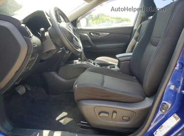 JN8AT2MVXKW382202 2019 NISSAN ROGUE Blue Front interior view