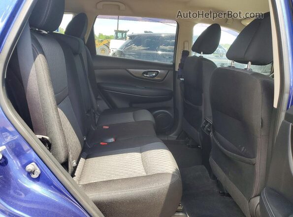 JN8AT2MVXKW382202 2019 NISSAN ROGUE Blue Rear seats view