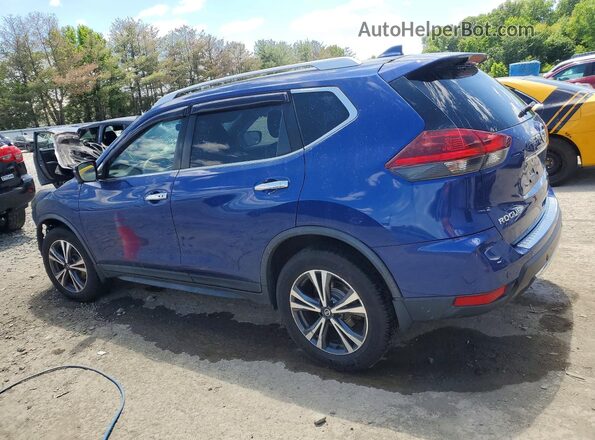 JN8AT2MVXKW382202 2019 NISSAN ROGUE Blue Rear left