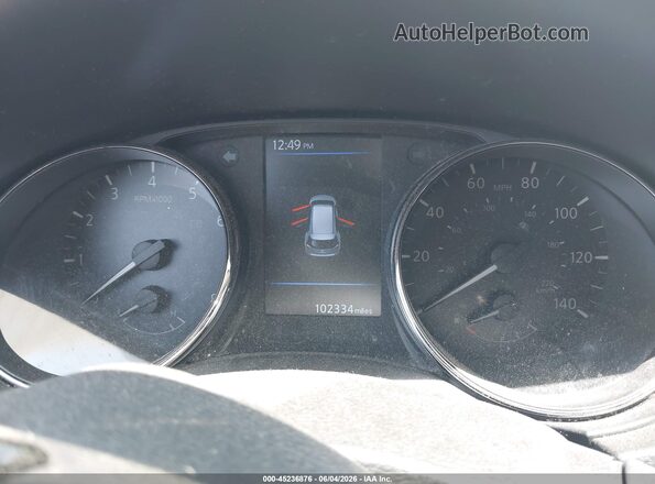 JN8AT2MVXKW393720 2019 NISSAN ROGUE White Widok tylnych siedzeń