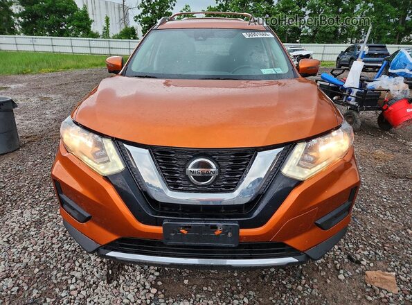 JN8AT2MVXLW100836 2020 NISSAN ROGUE Orange Widok z przodu