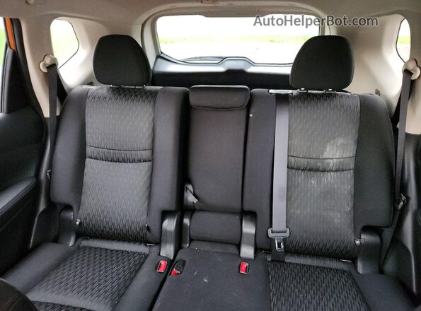 JN8AT2MVXLW100836 2020 NISSAN ROGUE Orange Widok tylnych siedzeń