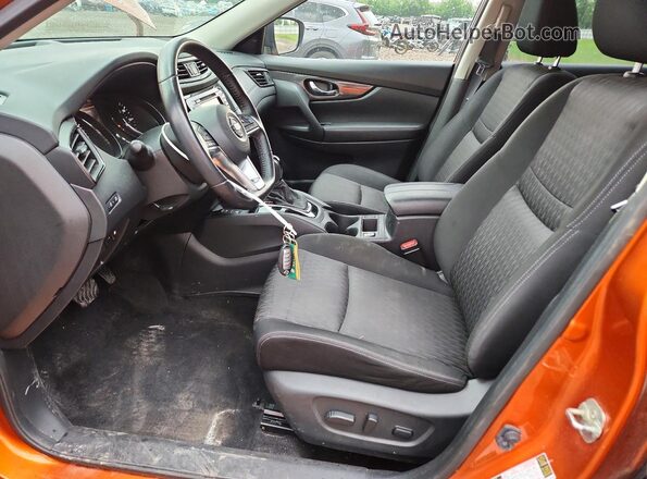 JN8AT2MVXLW100836 2020 NISSAN ROGUE Orange Widok wnętrza z przodu