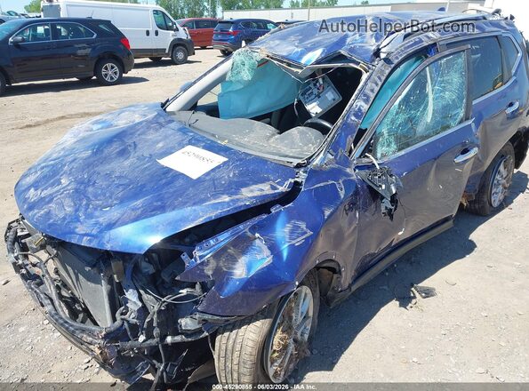 JN8AT2MVXLW110654 2020 NISSAN ROGUE Blue Front view
