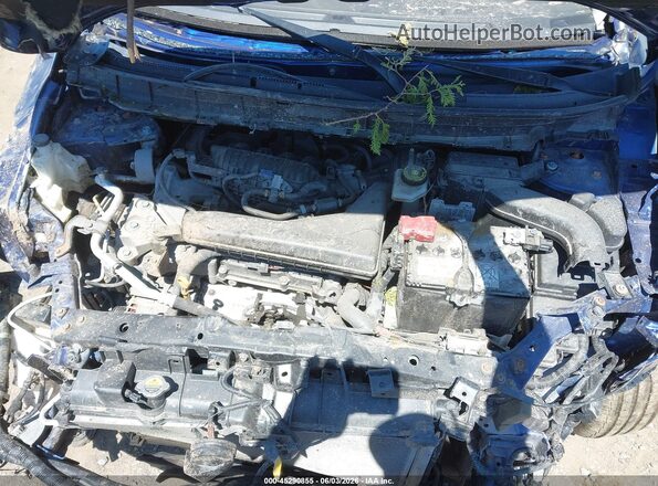 JN8AT2MVXLW110654 2020 NISSAN ROGUE Blue Rear view