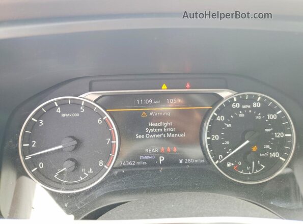 JN8AT3AA1MW010080 2021 NISSAN ROGUE Black Սարքավորումների վահանակի տեսք