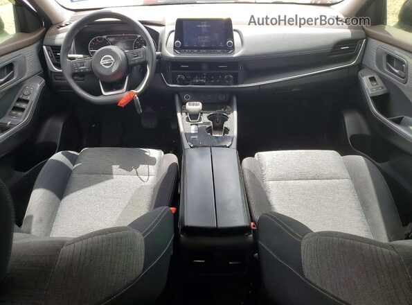 JN8AT3AA1MW010080 2021 NISSAN ROGUE Black Առջևի վահանակի տեսք