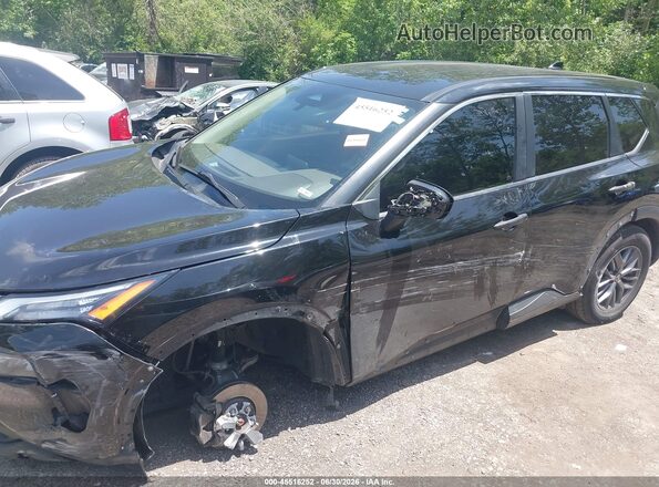 JN8AT3AA6MW018305 2021 NISSAN ROGUE Black Դիմացի տեսք