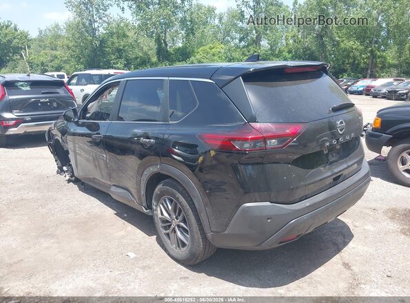 JN8AT3AA6MW018305 2021 NISSAN ROGUE Black Հետևի ձախ