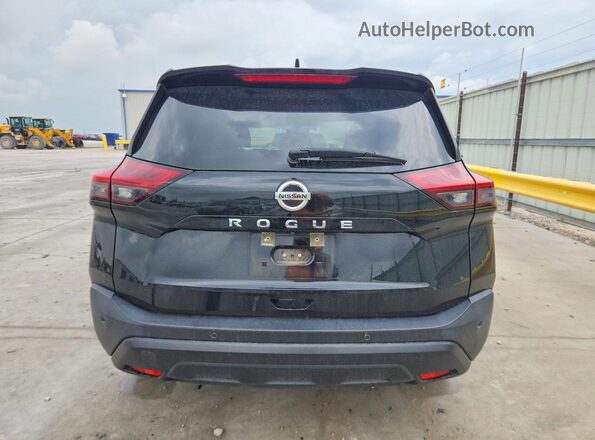 JN8AT3AA9MW004480 2021 NISSAN ROGUE Black უკანა ხედი