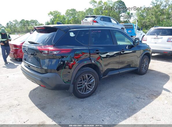 JN8AT3AA9MW013258 2021 NISSAN ROGUE Black Задня права чверть