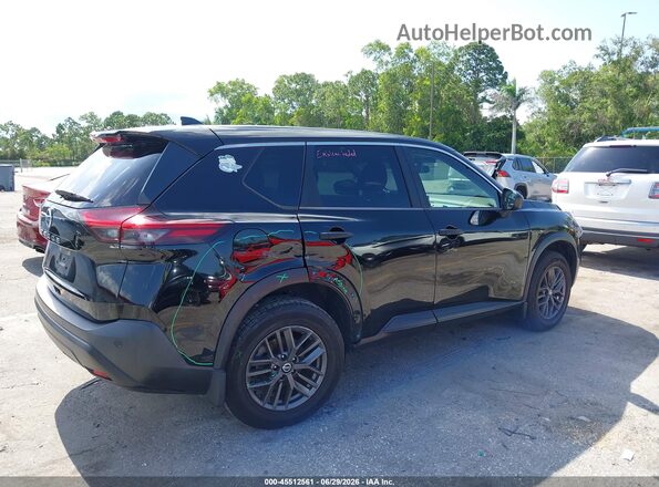 JN8AT3AA9MW013258 2021 NISSAN ROGUE Black Вид спереду