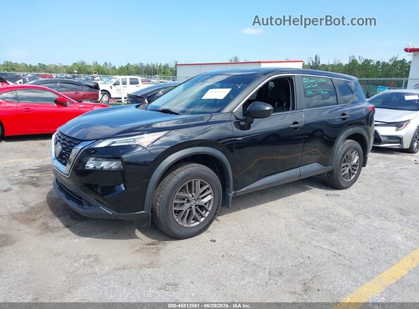 JN8AT3AA9MW013258 2021 NISSAN ROGUE Black Передня ліва чверть