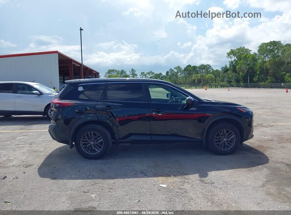 JN8AT3AA9MW013258 2021 NISSAN ROGUE Black Вид задньої частини салону