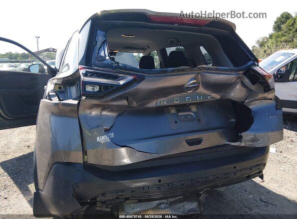 JN8AT3ABXMW202414 2021 NISSAN ROGUE Gray Widok z przodu