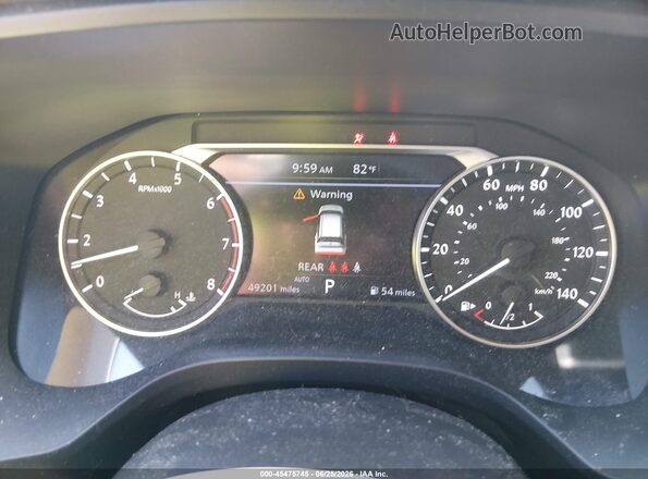JN8AT3ABXMW202414 2021 NISSAN ROGUE Gray Widok tylnych siedzeń