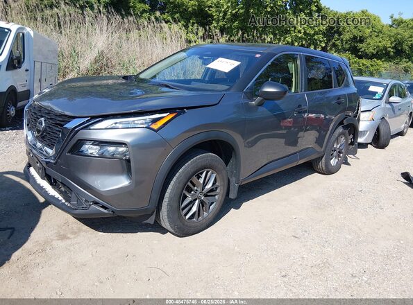 JN8AT3ABXMW202414 2021 NISSAN ROGUE Gray Przód lewy