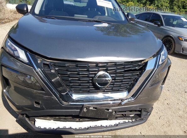JN8AT3ABXMW202414 2021 NISSAN ROGUE Gray Widok wnętrza z tyłu