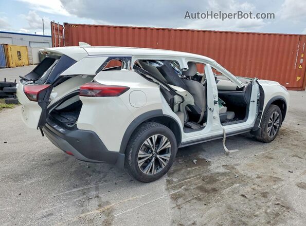 JN8AT3BA5MW011389 2021 NISSAN ROGUE White უკანა მარჯვენა