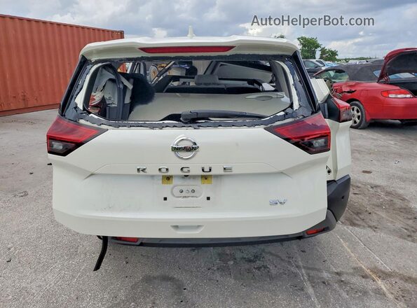 JN8AT3BA5MW011389 2021 NISSAN ROGUE White უკანა ხედი