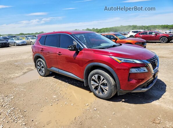 JN8AT3BA7MW008042 2021 NISSAN ROGUE Red წინა მარჯვენა