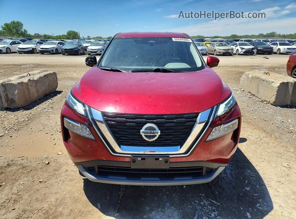 JN8AT3BA7MW008042 2021 NISSAN ROGUE Red წინა ხედი