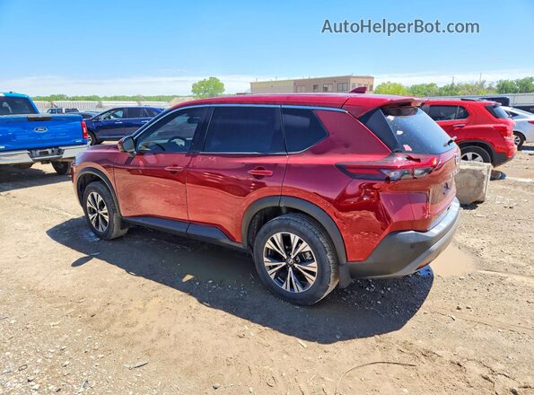 JN8AT3BA7MW008042 2021 NISSAN ROGUE Red უკანა მარცხენა