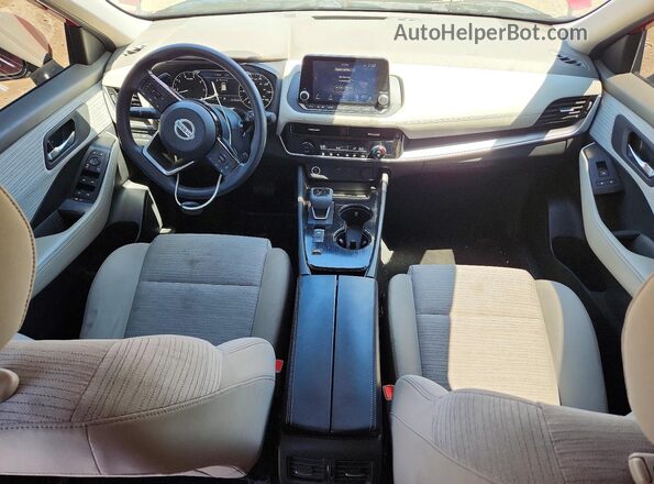 JN8AT3BA7MW008042 2021 NISSAN ROGUE Red წინა პანელის ხედი