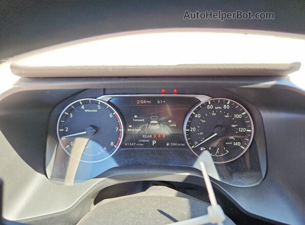 JN8AT3BA7MW008042 2021 NISSAN ROGUE Red ხელსაწყოთა პანელის ხედი
