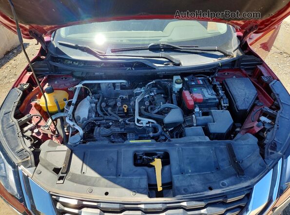 JN8AT3BA7MW008042 2021 NISSAN ROGUE Red უკანა სალონის ხედი
