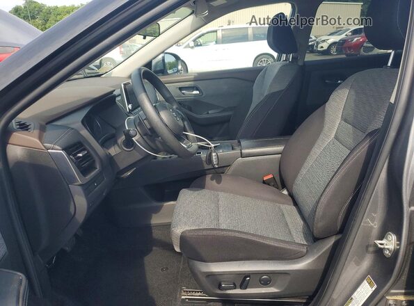 JN8AT3BA7MW009188 2021 NISSAN ROGUE Gray Вид салону спереду