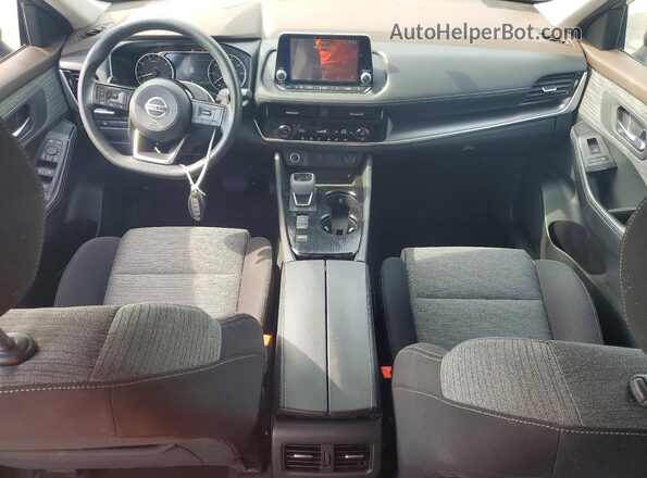 JN8AT3BA7MW009188 2021 NISSAN ROGUE Gray Вид панелі приладів