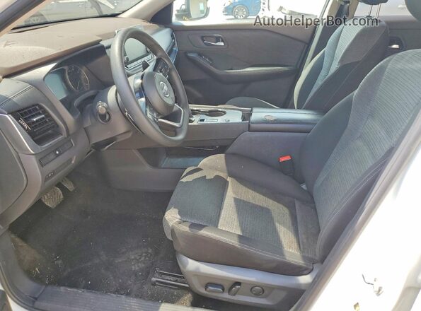 JN8AT3BA7MW011278 2021 NISSAN ROGUE White Вид салону спереду