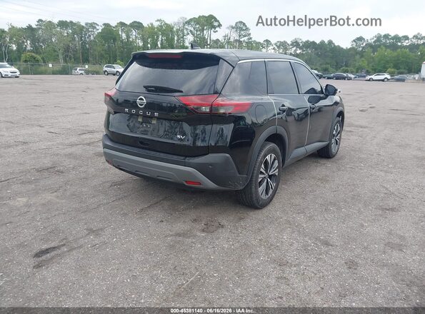 JN8AT3BA8MW007336 2021 NISSAN ROGUE Black Rear right