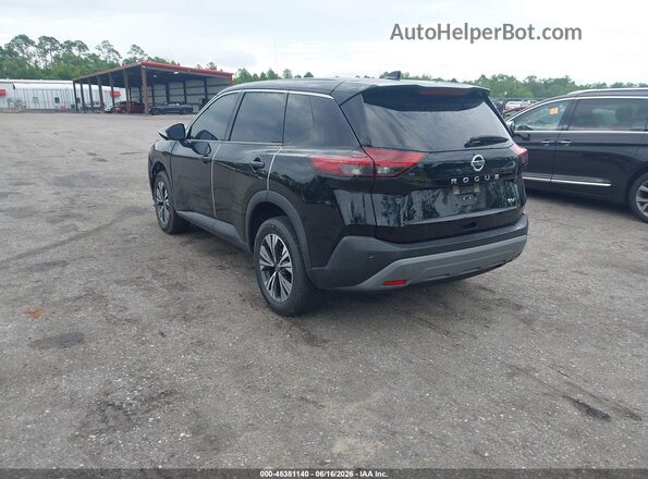 JN8AT3BA8MW007336 2021 NISSAN ROGUE Black Rear left