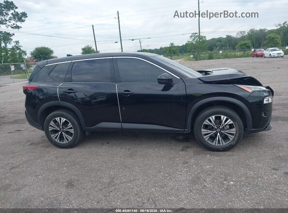 JN8AT3BA8MW007336 2021 NISSAN ROGUE Black Rear interior view