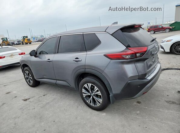 JN8AT3BA9MW016725 2021 NISSAN ROGUE Gray Rear left